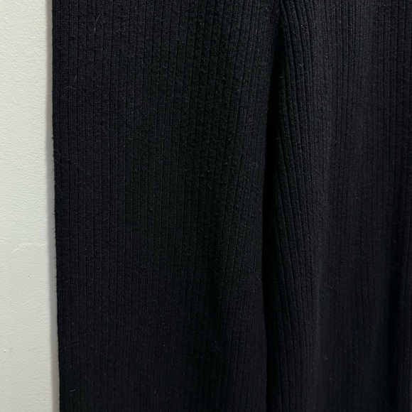 Kate Hewko Black Knit Wide Leg Wool Blend Pants Size Medium Large - Picture 8 of 12